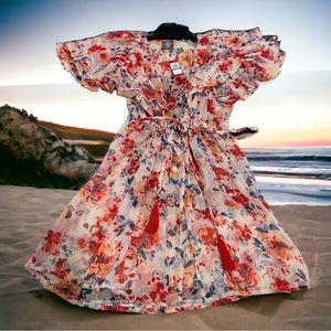 beach dresses for womenswear, floral, perfect to wear with your swimsuit